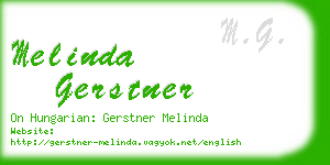 melinda gerstner business card
